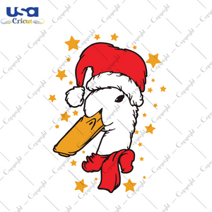 Honking Duck Svg, Christmas Svg, Xmas Svg, Merry Christmas, Christmas Gift, Christmas Duck, Duck Svg, Santa Duck, Funny Christmas, Funny Christmas, Funny Duck, Honking Svg - USA Cricut