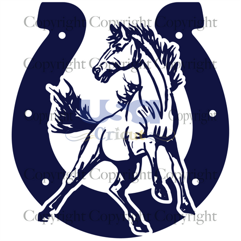 Horse Colts Logo, Sport Svg, Colts Logo Design, Indianapolis Colts Svg, Colts Football, SVG Cricut & Silhouette Sublimation files Instant Download Version - USA Cricut