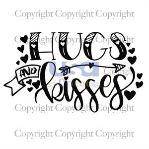 Hugs And Kisses Svg, Valentine Svg, Happy Valentines Day, Diy Crafts SVG Files For Cricut, Silhouette Sublimation Files Shirt Design Ideas  Instant Download - USA Cricut