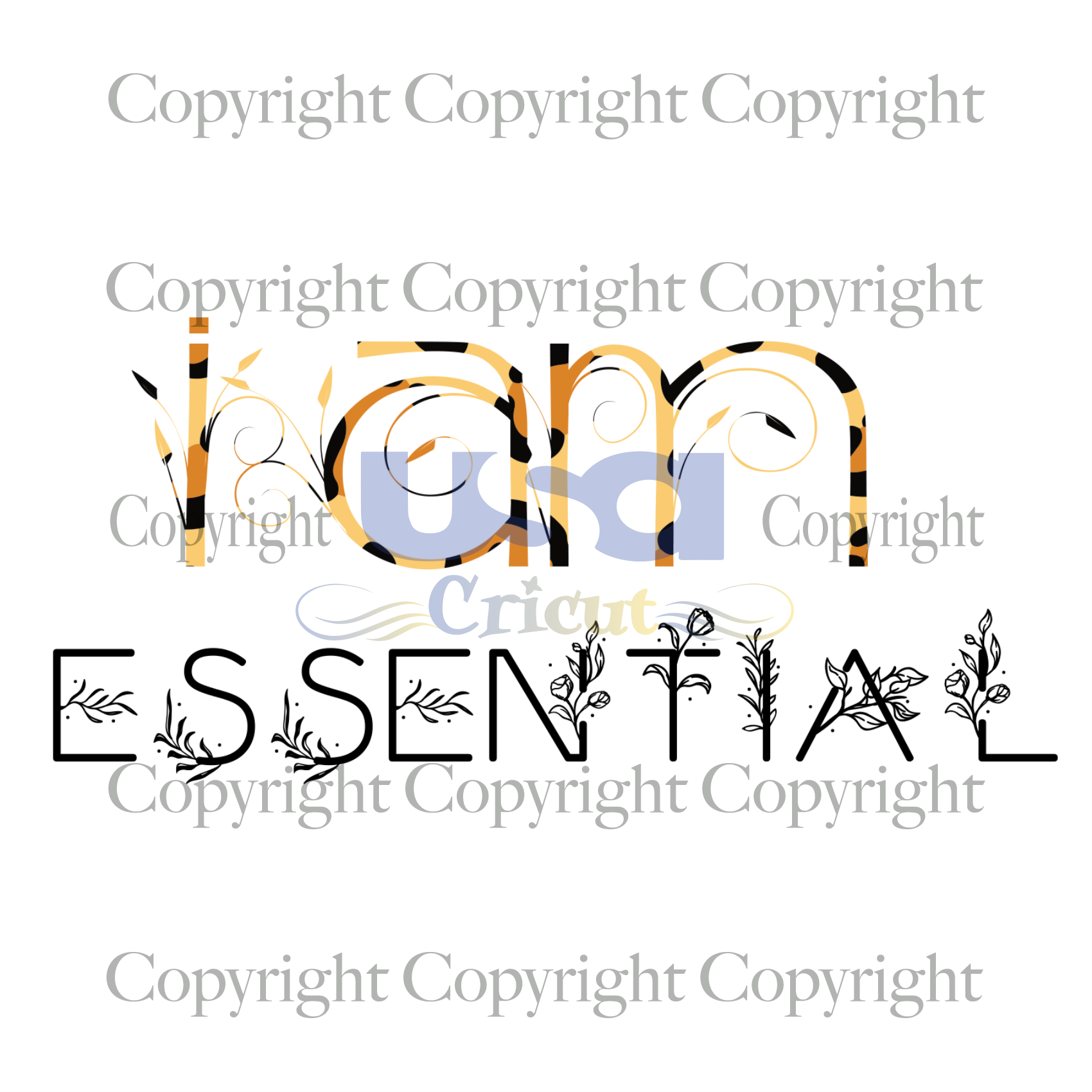 I Am Essential, Trending Svg, Trending Now, Meaning Quotes, Diy Crafts SVG Files For Cricut, Silhouette Sublimation Files, Cameo Htv Prints, Shirt Design Ideas - USA Cricut