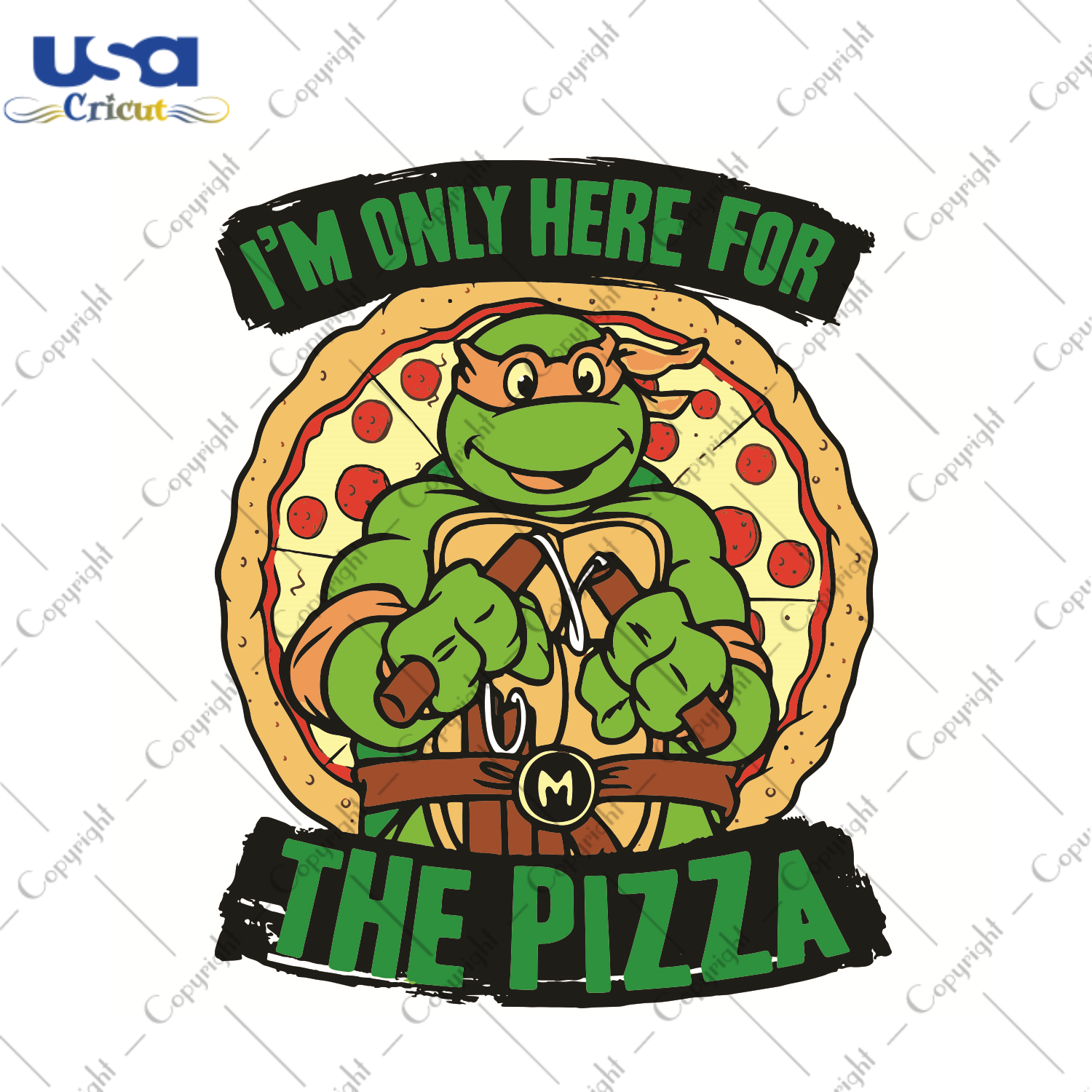 I Am Only Here For The Pizza Trending Gift Diy Crafts Svg Files For Cricut, Silhouette Sublimation Files