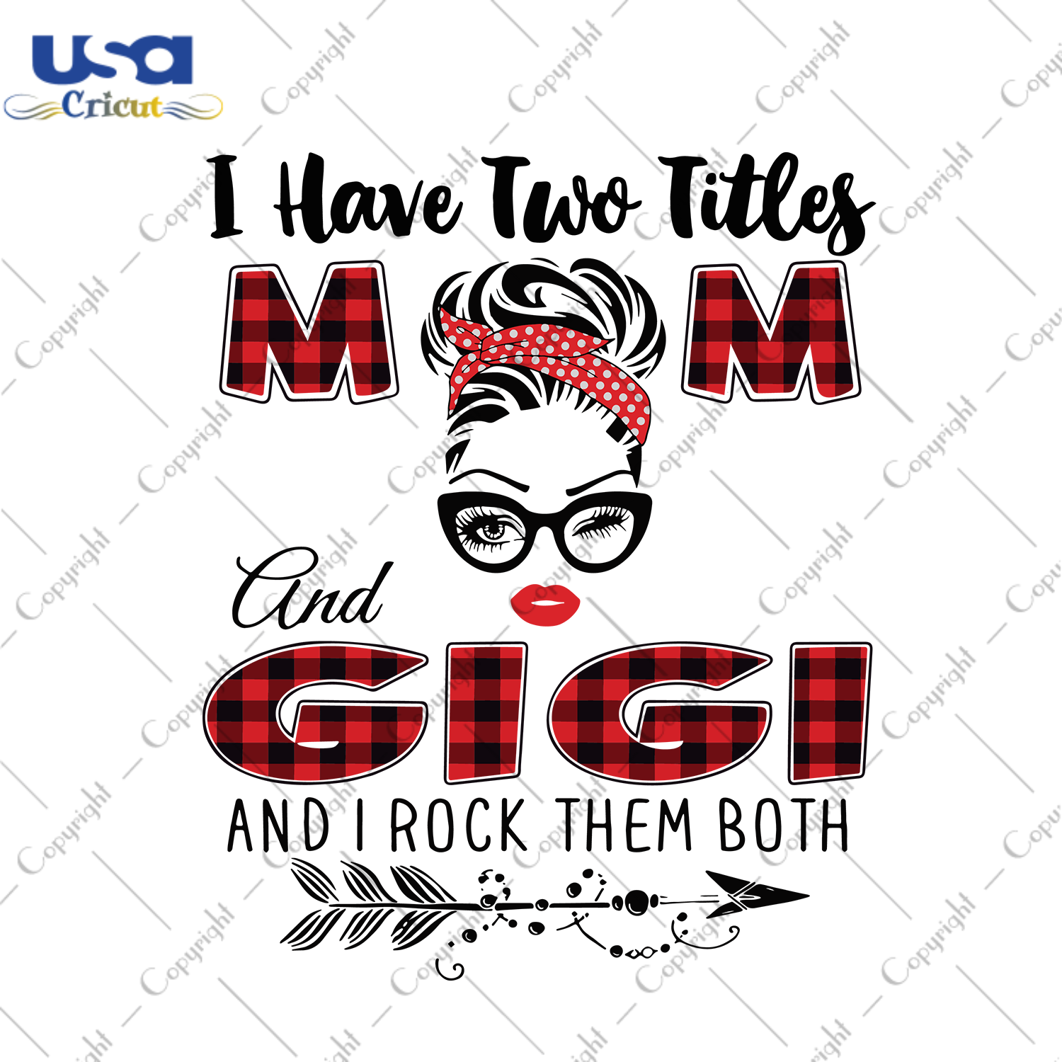 I Have Two Titles Mom And Gigi Trending Gift Diy Crafts Svg Files For Cricut, Silhouette Sublimation Files