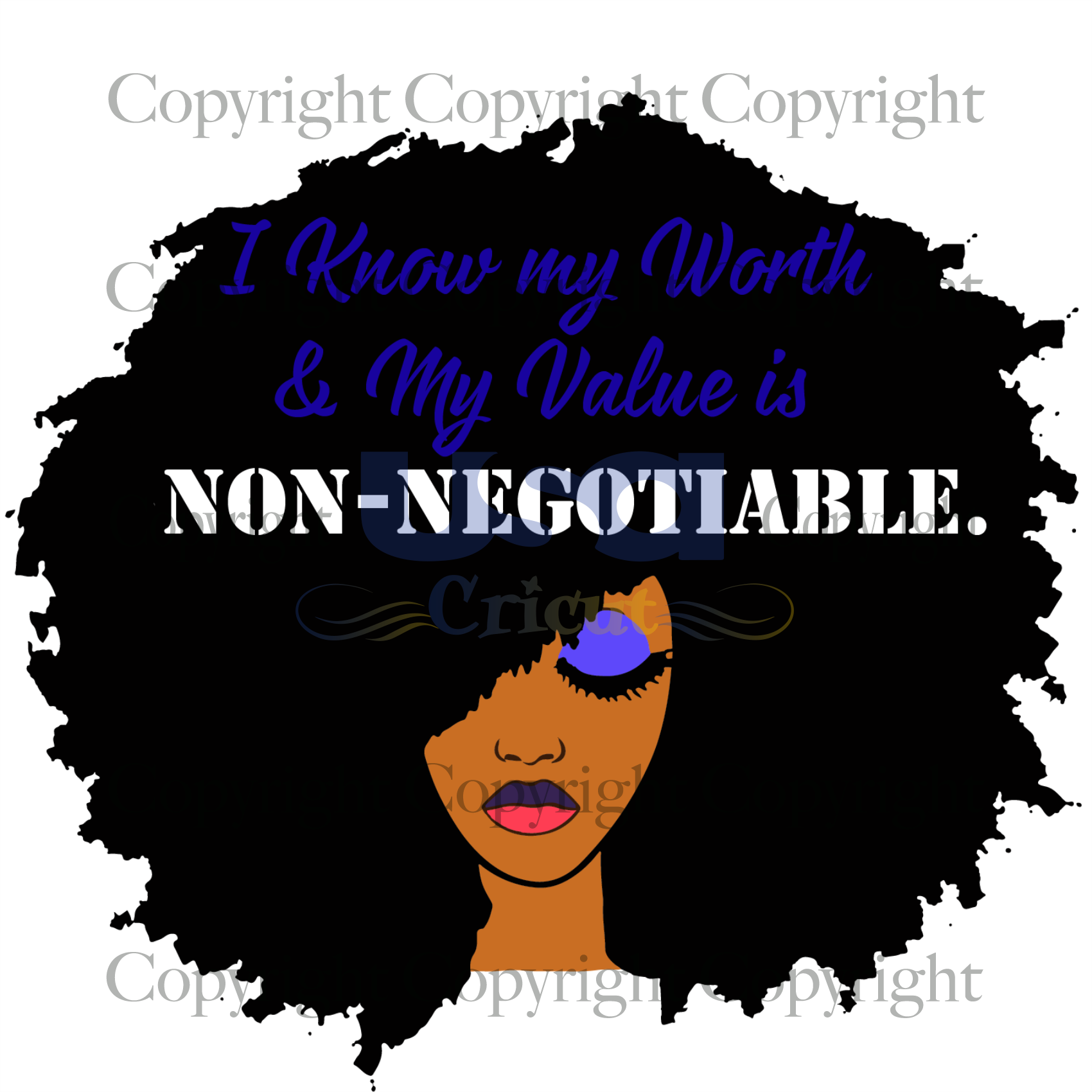 I Know My Worth And My Value Is Non Negotiable Svg, Black Girl Svg, Black Girl Magic svg, Diy Crafts SVG Files For Cricut, Silhouette Sublimation Files Shirt Design Ideas  Instant Download - 