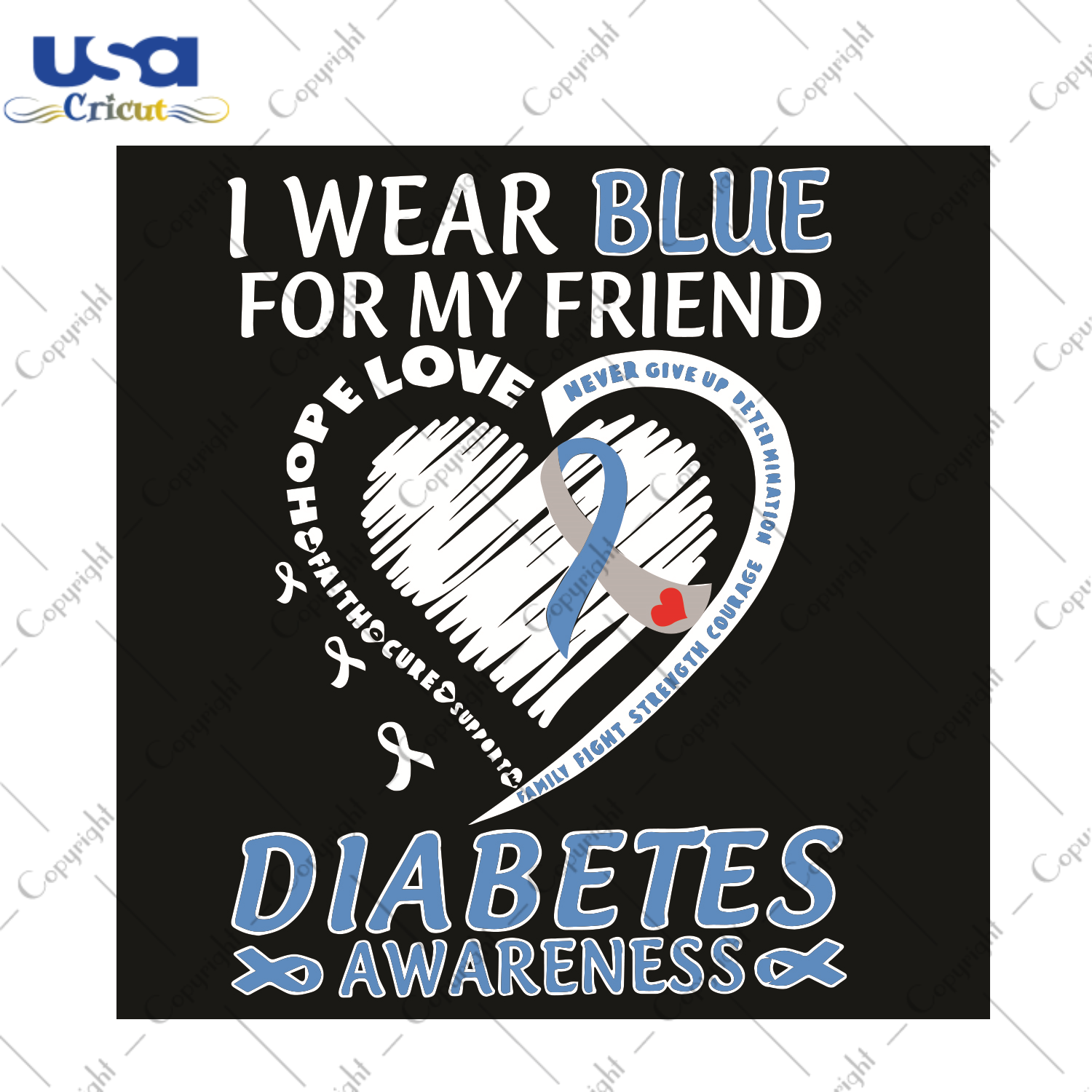 I Wear Blue For My Friend Trending Gift Diy Crafts Svg Files For Cricut, Silhouette Sublimation Files