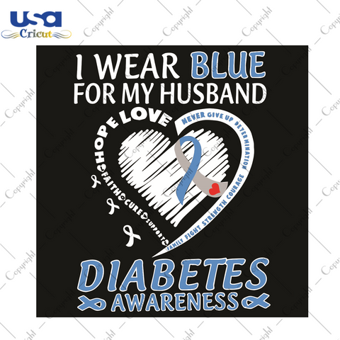 I Wear Blue For My Husband Trending Gift Diy Crafts Svg Files For Cricut, Silhouette Sublimation Files