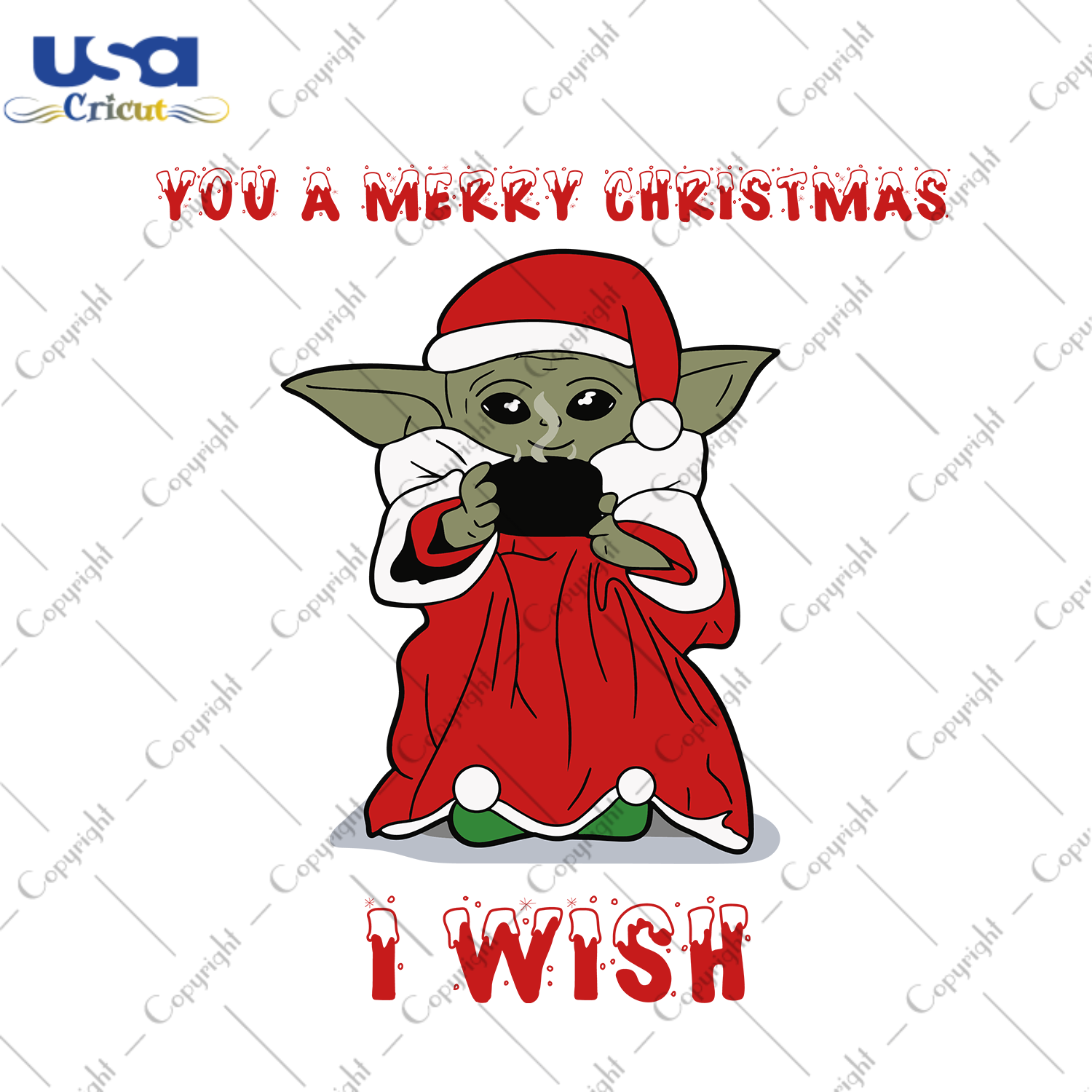 I Wish You A Merry Christmas Yoda Svg, Christmas Svg, Xmas Svg, Christmas Gift, Merry Christmas, Yoda Svg, Christmas Yoda Svg, Baby Yoda Svg, Yoda Star Wars, Santa Yoda Svg, Cute Yoda Svg - U