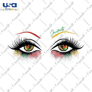 Eyes Juneteenth Svg, Independence Day, Eye Shirt, Since 1865, 19th Of June, Memorial Day, America Independence, SVG files for cricut, PNG Silhouette Sublimation files Instant Download - USA C