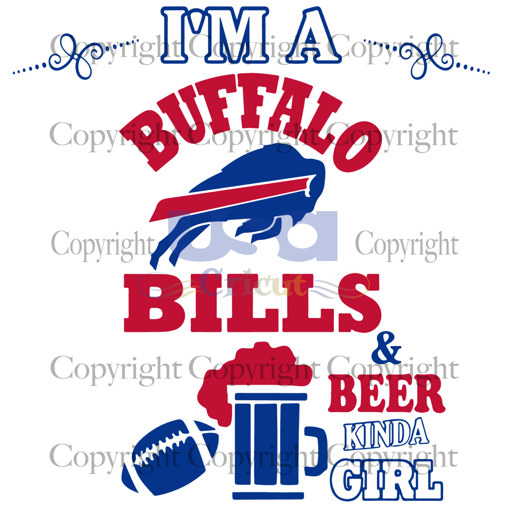 Im A Buffalo Bills Svg, Sport Svg, Rugby And Beer Svg, Nfl Svg, Football Svg, Diy Crafts SVG Files For Cricut Instant Download File - USA Cricut