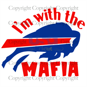 Im With The Bills Mafia Svg, Sport Svg, Nfl Svg, Bills Svg, Diy Crafts SVG Files For Cricut Instant Download File - USA Cricut