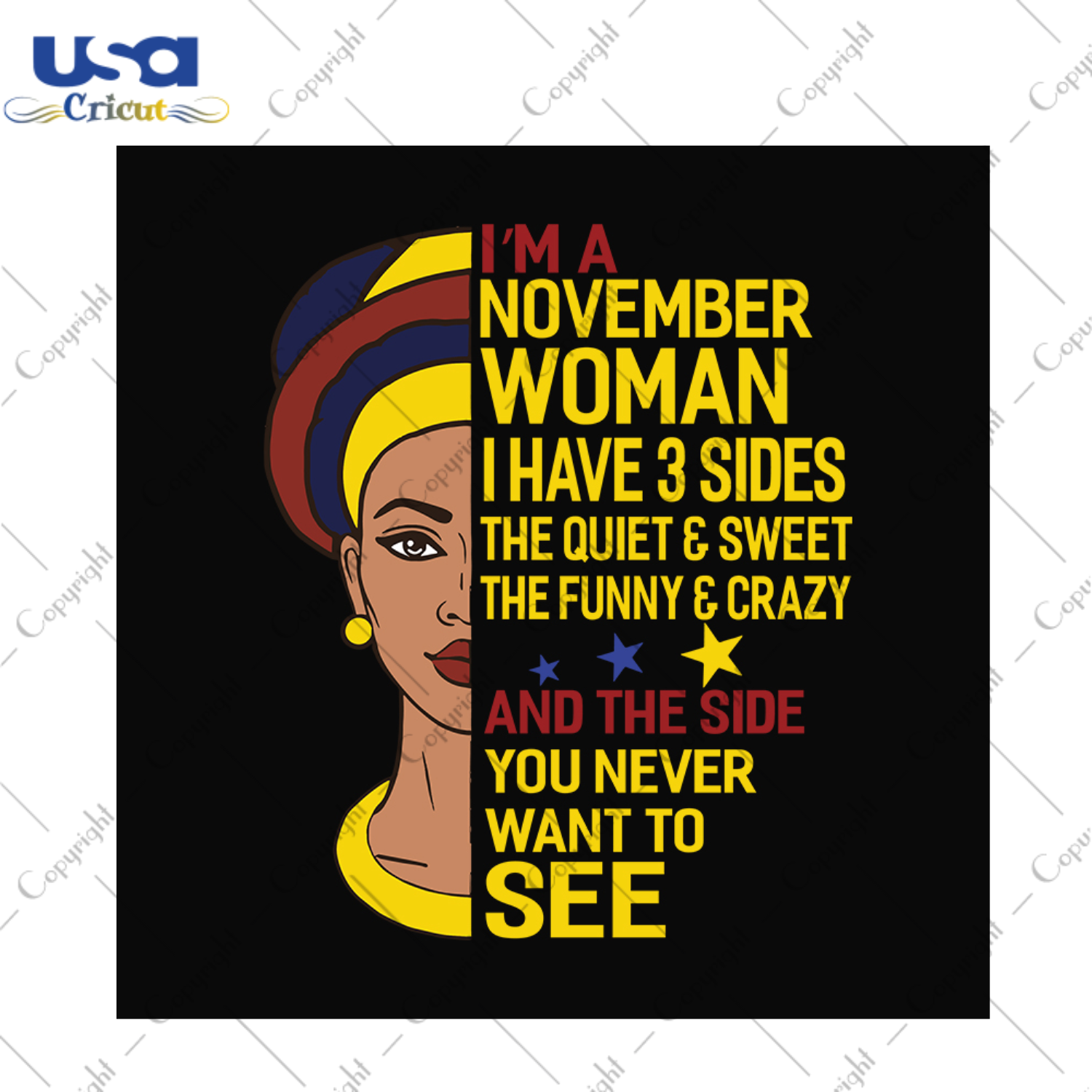 Im a november woman I have 3 sides svg, birthday svg, november svg, november birthday svg, november woman svg, november queen svg, black woman svg, november queen birthday, birthday party, bi