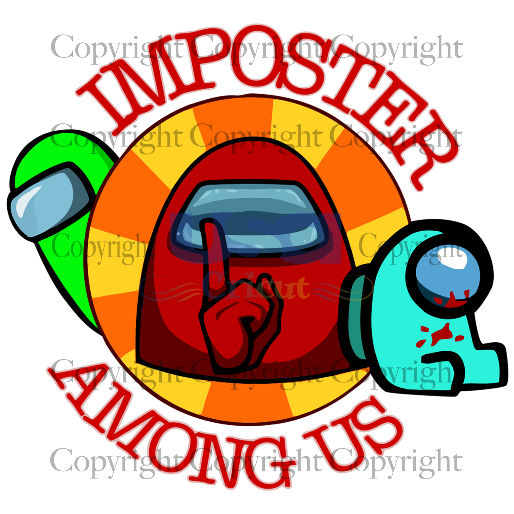 Imposter among us, Trending Svg, Among us impostor svg, Printable Cricut & Silhouette Sublimation files Instant Download - USA Cricut