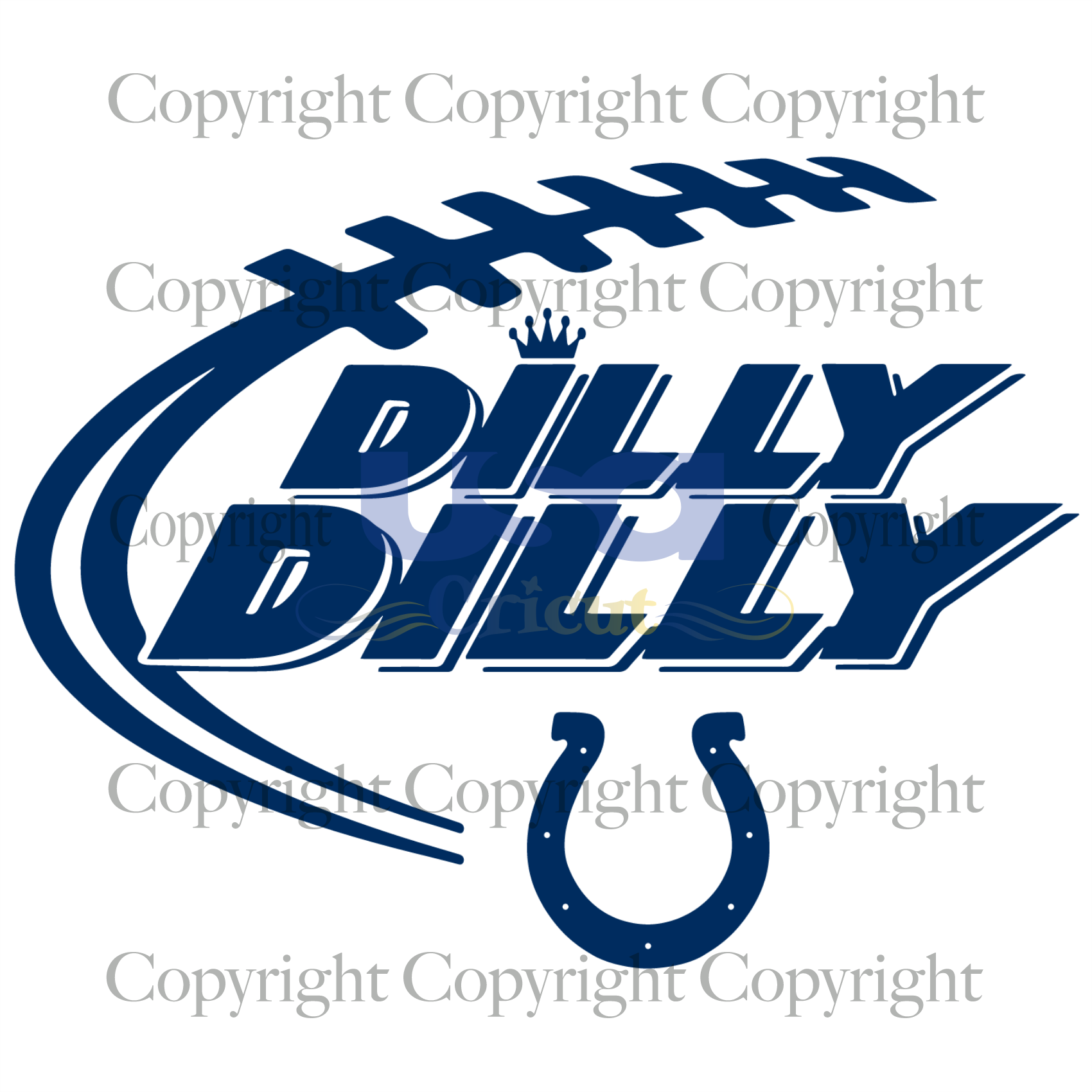 Indianapolis Colts Dilly Dilly Svg, Indianapolis Colts Svg, Colts Logo Design, Colts Spiral Svg, Sport Svg, SVG Cricut & Silhouette Sublimation files Instant Download Version - USA Cricut