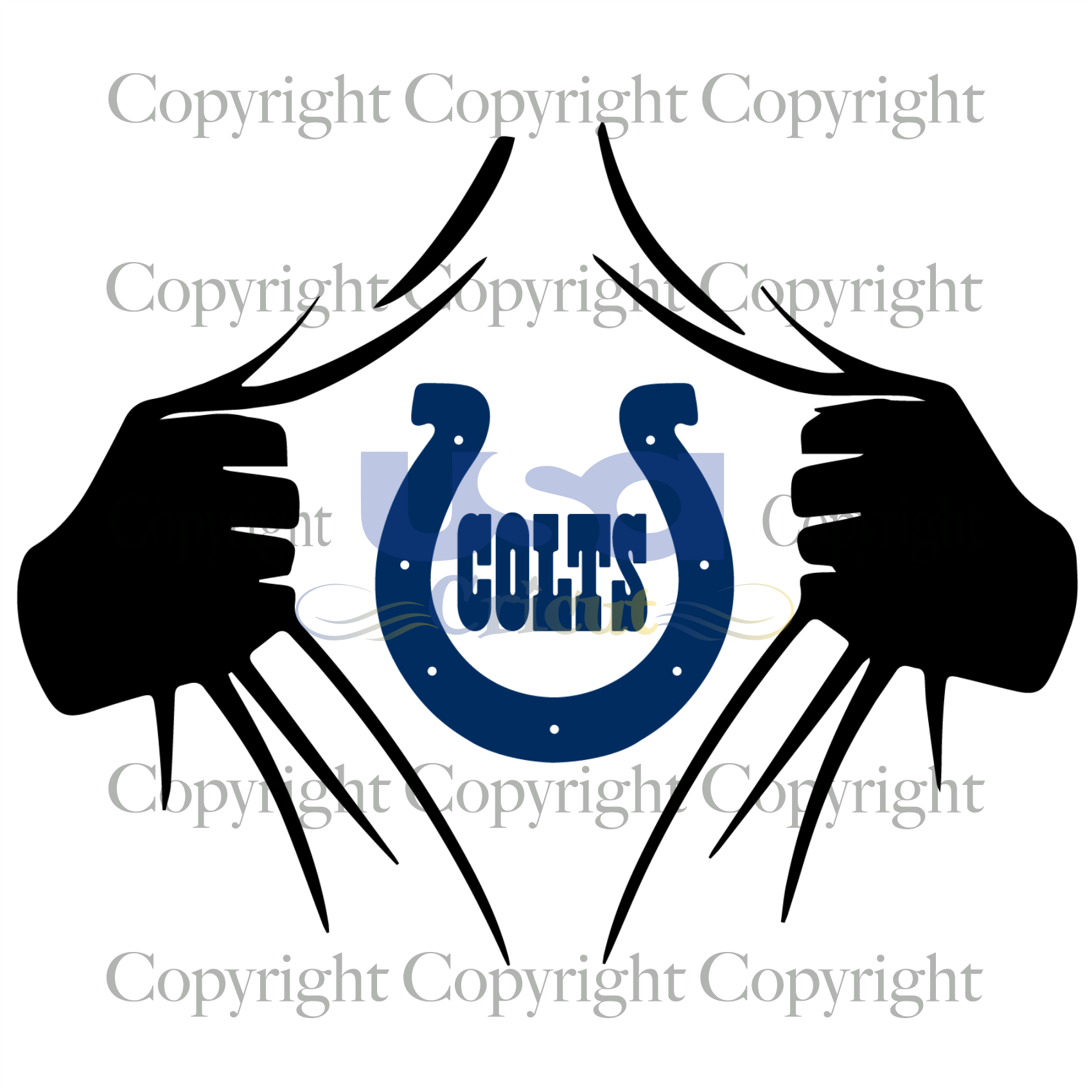 Indianapolis Colts Super Man, Sport Svg, Indianapolis Colts Svg, Colts Football, SVG Cricut & Silhouette Sublimation files Instant Download Version - USA Cricut