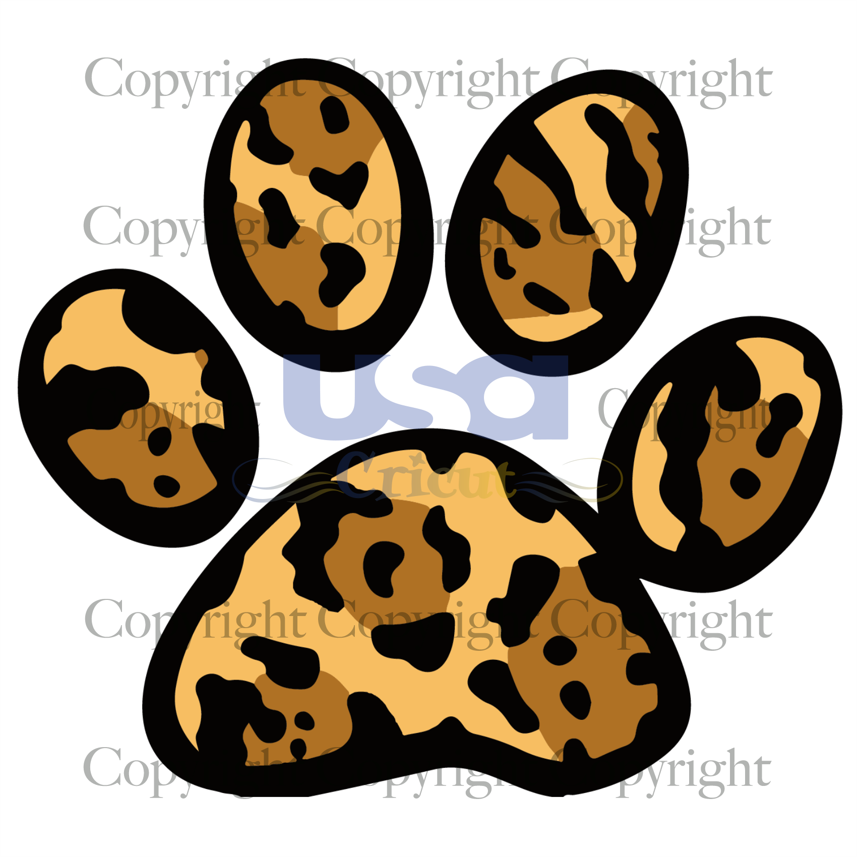 Jaguars Paw Svg, Nfl Svg, Panther Jaguars Svg, Nfl Fans Svg, Diy Crafts SVG Files For Cricut Instant Download File - USA Cricut