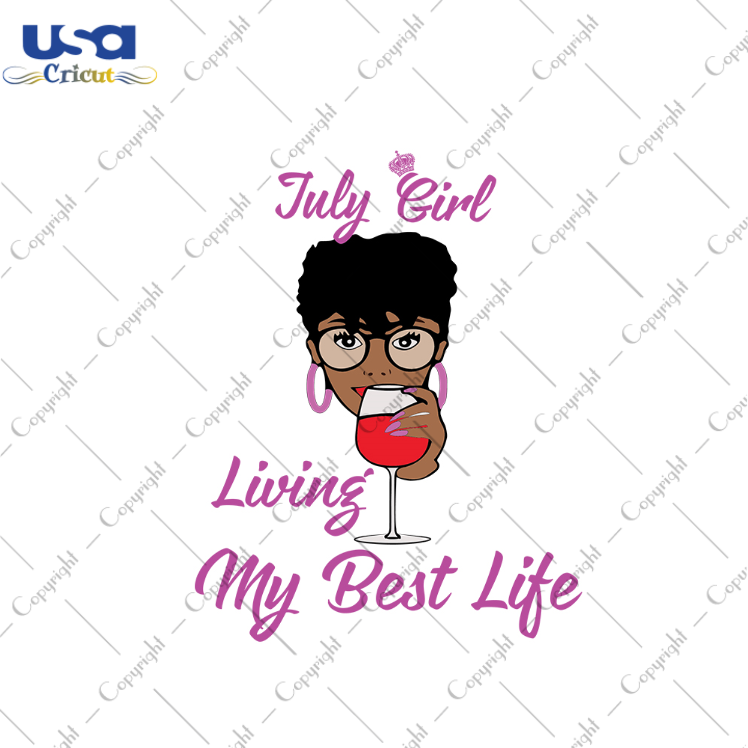 July girl living my best life svg, birthday svg, birthday girl svg, july girl svg, july birthday svg, born in july, best life svg, girl life svg, black girl svg, black queen svg, birthday gif