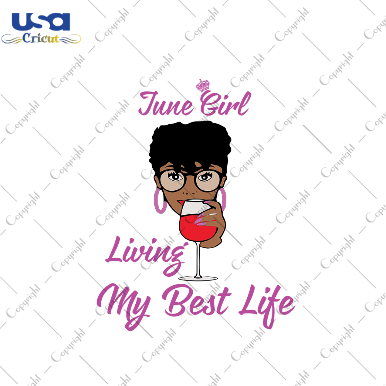 June girl living my best life svg, birthday svg, birthday girl svg, june girl svg, june birthday svg, born in june, best life svg, girl life svg, black girl svg, black queen svg, birthday gif