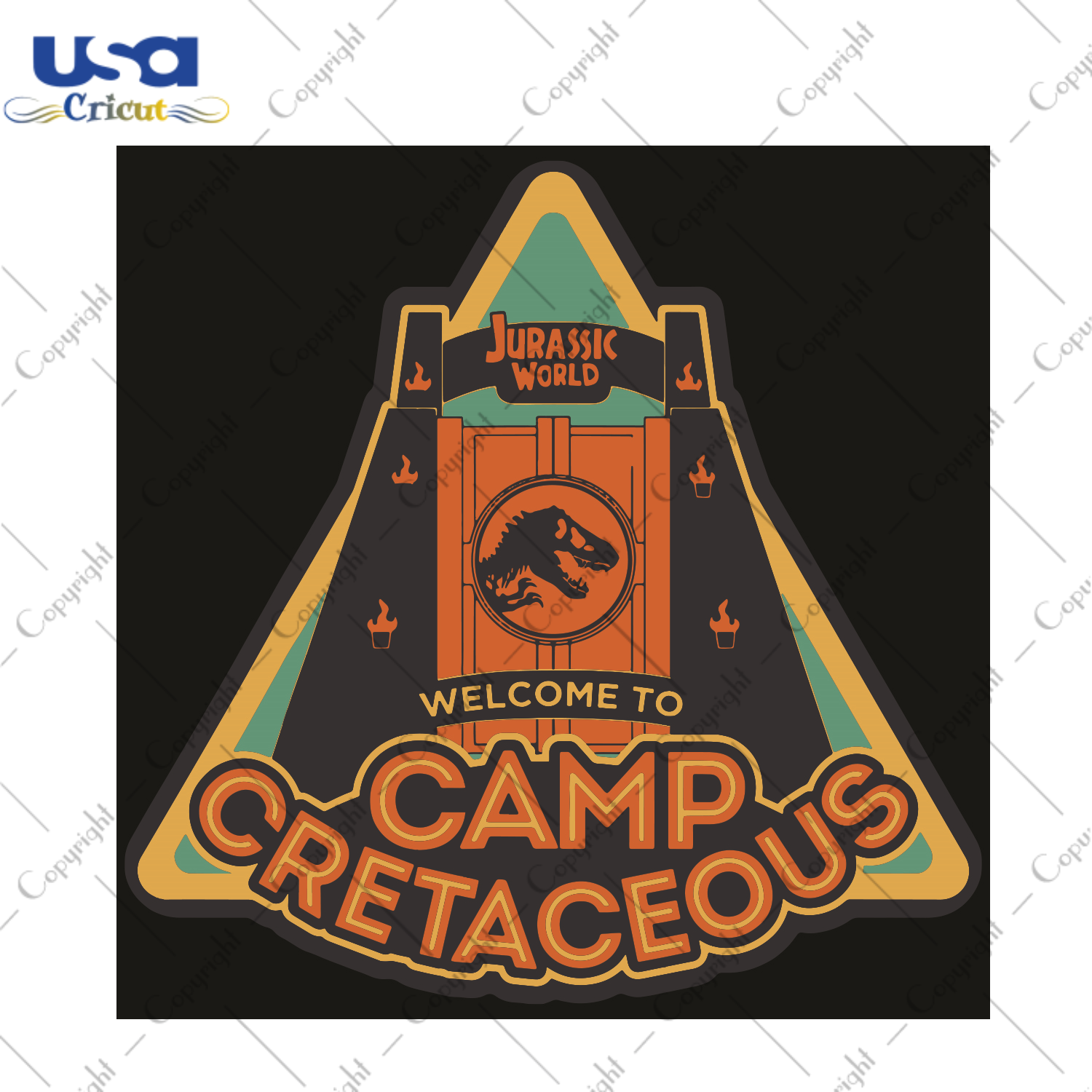 Jurassic World Camp Cretaceous Welcome Gates Trending Gift Diy Crafts Svg Files For Cricut, Silhouette Sublimation Files