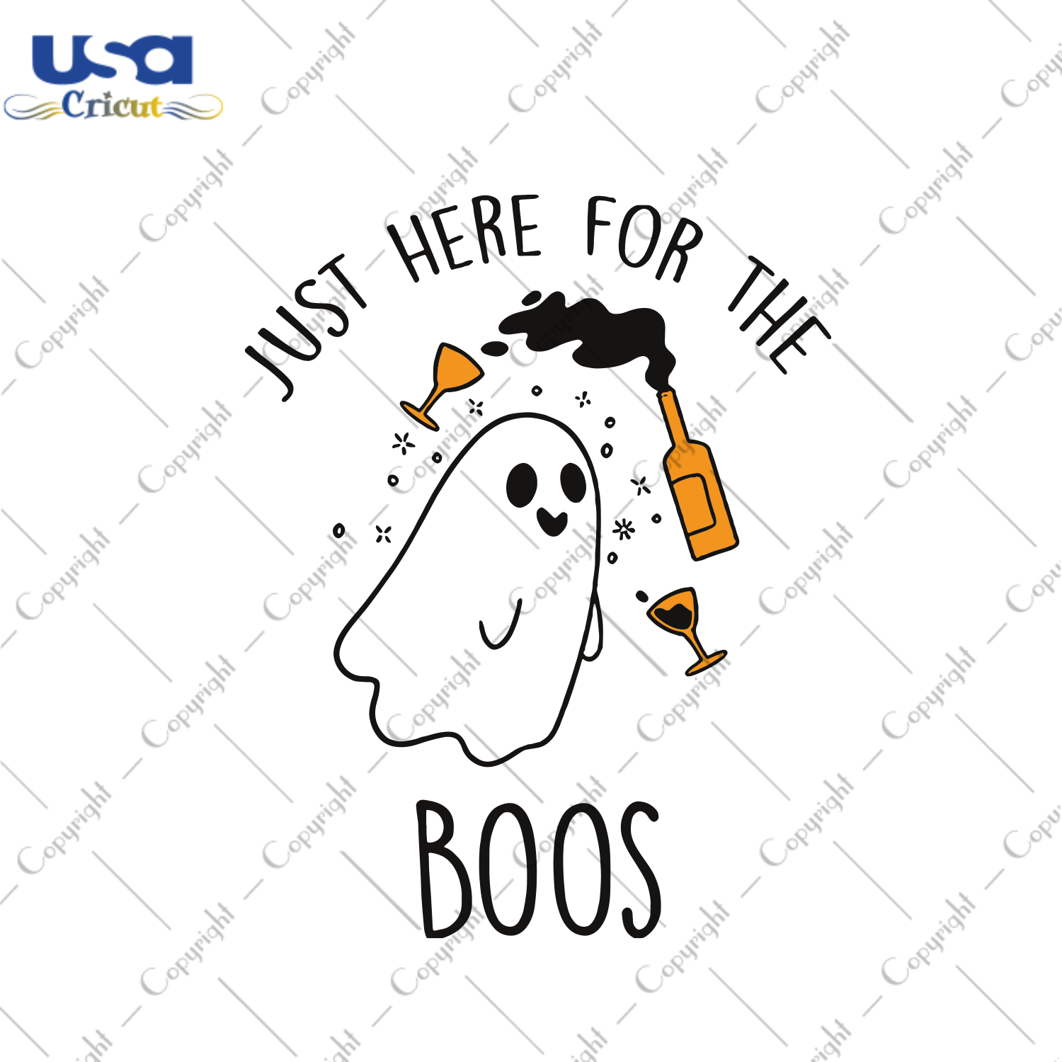 Just here for the boos, Halloween Svg, Boos with beer, Boos with wine, Halloween gift, Halloween ghost, Ghost shirt, Funny Halloween, Svg cricut, Silhouette svg files, Cricut svg, Silhouette 