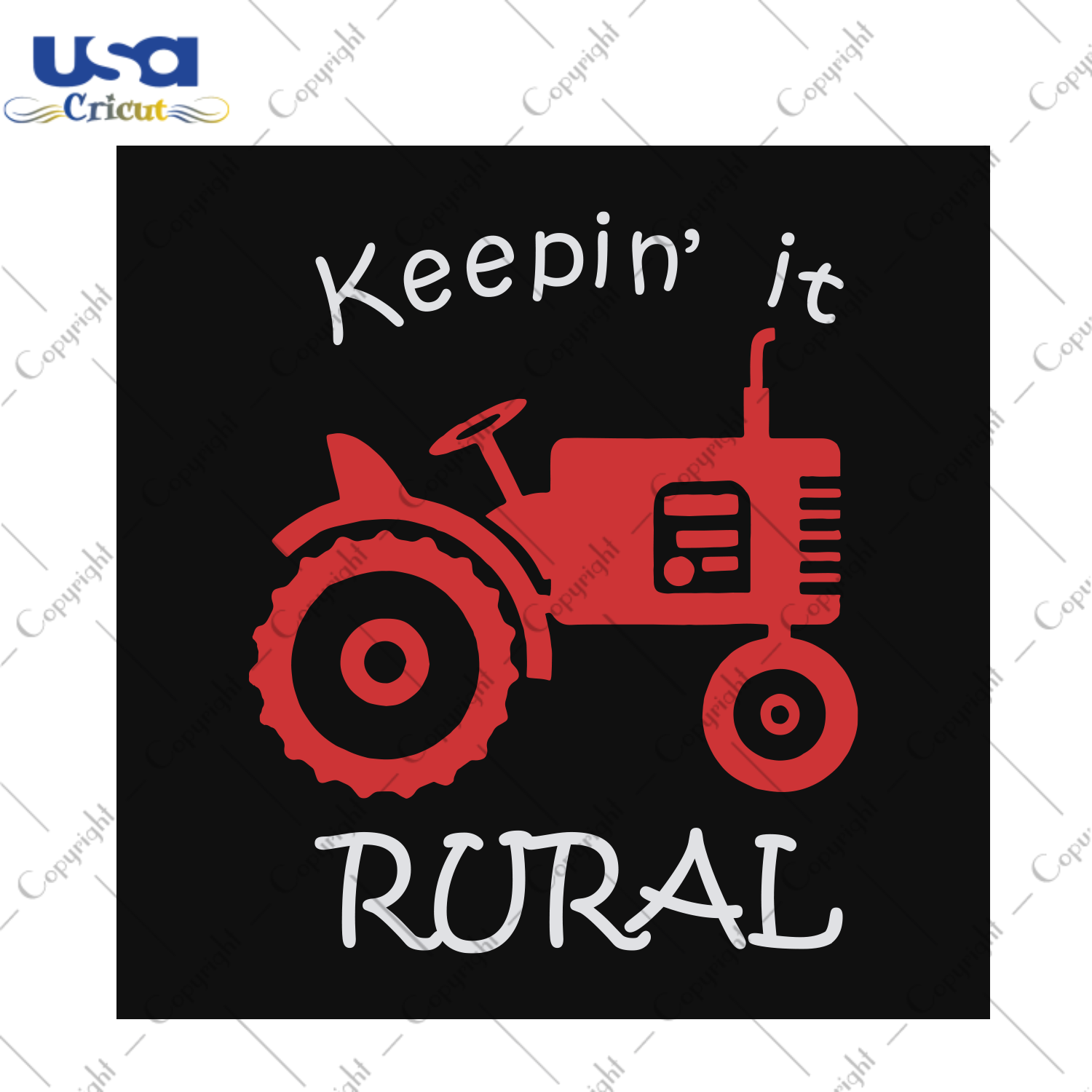 Keeping it Rural Trending Gift Diy Crafts Svg Files For Cricut, Silhouette Sublimation Files