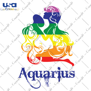 Aquarius LGBT May 17th Gifts, Shirt For LGBT Svg File Diy Crafts Svg Files For Cricut, Silhouette Sublimation Files - USA Cricut