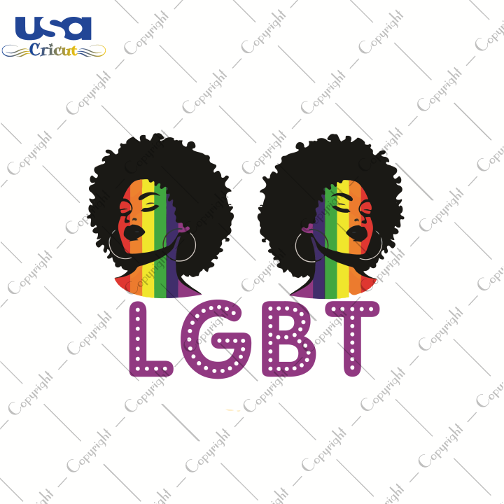 LGBT Woman Svg, LGBT Svg, SVG files for cricut instant download file, Silhouette Sublimation files Instant Download - USA Cricut