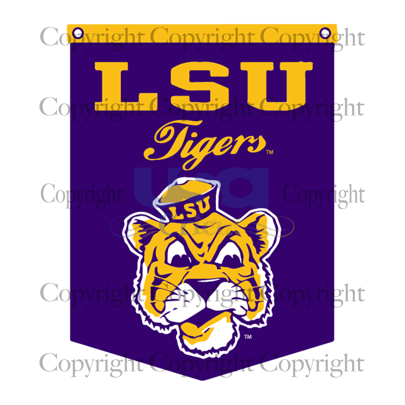 LSU Tigers Flag Svg, Tigers Football Svg, Fighting Tigers, Diy Crafts SVG Files For Cricut Instant Download File - USA Cricut