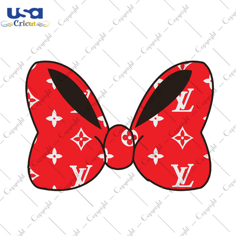 LV Red Ribbon Logo, Trending Svg, LV Logo, Louis Vuitton Ribbon Svg, LV Ribbon Svg, Louis Vuitton Logo Gift, LV Red Ribbon Shirt, Louis Vuitton Gift Svg, Lv Red Ribbon Lover, Black LV Svg, Gi