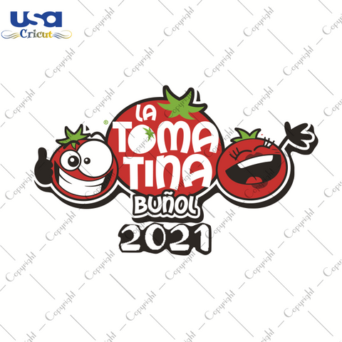 La Tomatina Bunol 2021, La Tomatina 2021 Svg, Trending Svg, La Tomatina Valencia Spain,Printable Cricut & Silhouette Sublimation files Instant Download - USA Cricut