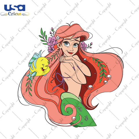 Little Mermaid Trending Gift Diy Crafts Svg Files For Cricut, Silhouette Sublimation Files