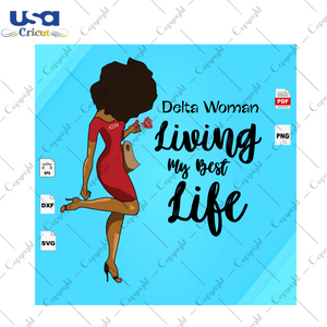 Living My Best Life 7 Black Girl Gift Diy Crafts Svg Files For Cricut, Silhouette Sublimation Files