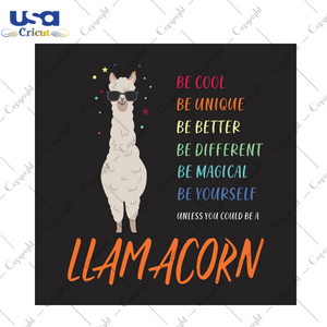 Llamacorn Trending Gift Diy Crafts Svg Files For Cricut, Silhouette Sublimation Files