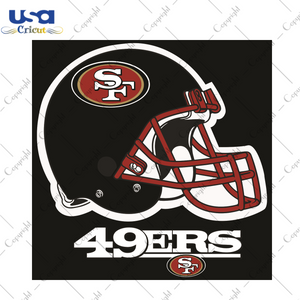 Logo San Francisco 49ers Helmet Sport Gift Diy Crafts Svg Files For Cricut, Silhouette Sublimation Files