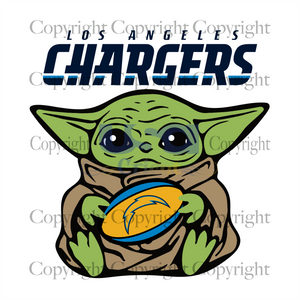 Los Angeles Chargers Baby Yoda, Sport Svg, Baby Yoda Svg, Los Angeles Chargers Svg, Diy Crafts SVG Files For Cricut, Silhouette Sublimation Files Shirt Design Ideas  Instant Download - USA Cr