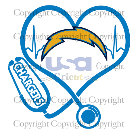 Los Angeles Chargers Heartbeat, Sport Svg, Los Angeles Chargers Svg, Diy Crafts SVG Files For Cricut, Silhouette Sublimation Files Shirt Design Ideas  Instant Download - USA Cricut