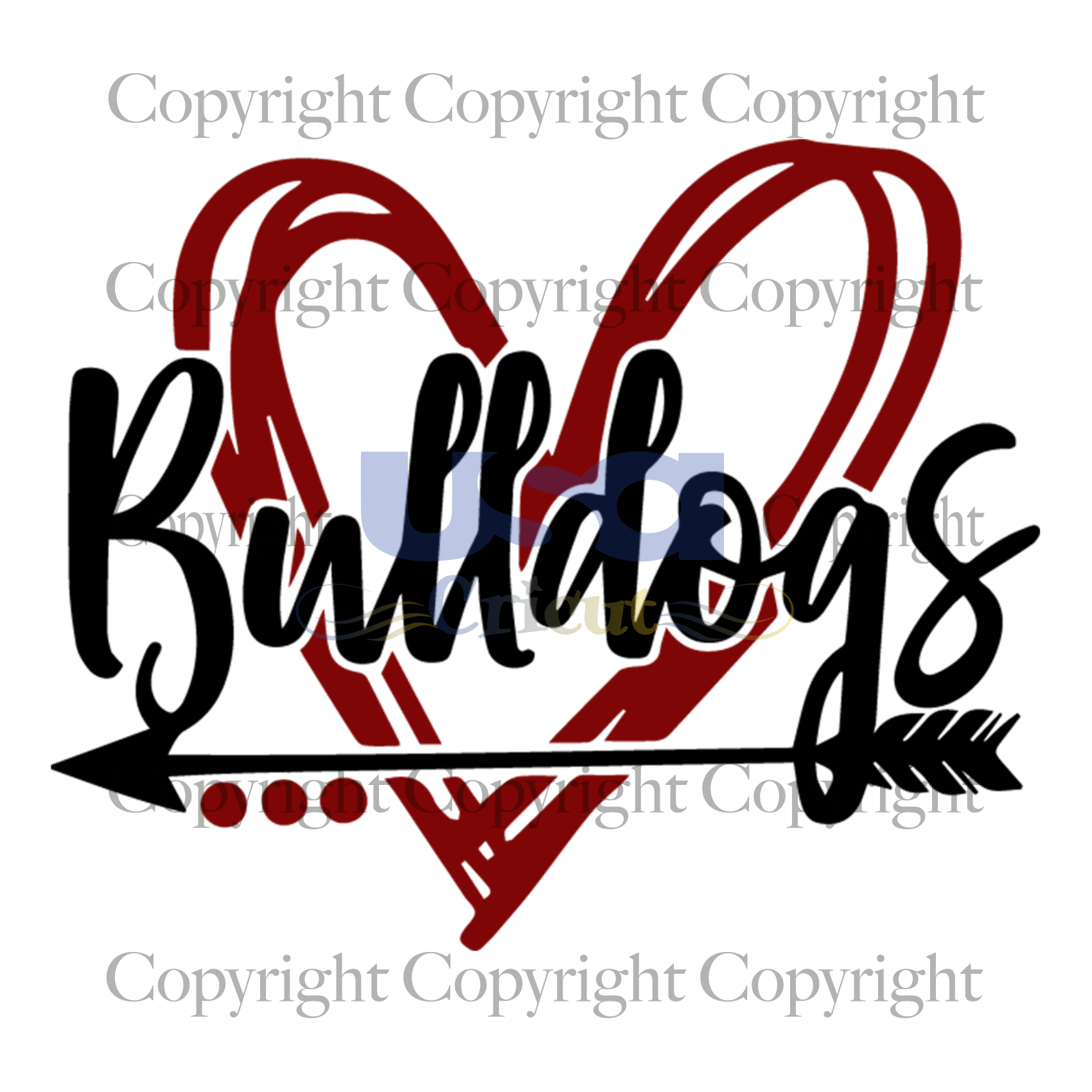 Love Bulldogs Svg, Sport Svg, Bulldog Svg, American Bulldog,Eps png SVG Instant Download File - USA Cricut