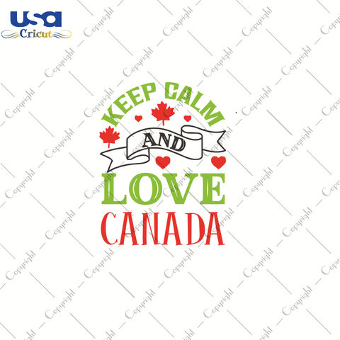 Love Canada, Trending Svg, Canadian Flag Day Svg, Canada Svg,Cricut & Silhouette Sublimation Instant Download File - USA Cricut