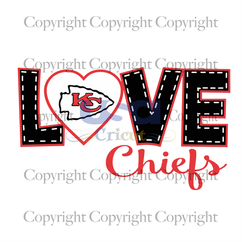 Love Chiefs, Sport Svg, Love Kansas City Chiefs Svg, Kansas City Chiefs Svg, Diy Crafts SVG Files For Cricut, Silhouette Sublimation Files Shirt Design Ideas  Instant Download - USA Cricut