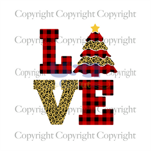 Love Christmas, Christmas Svg, Leopard Love Christmas, Red Plaid Love Christmas Svg, Merry Christmas, Santa Claus Svg, Christmas Gifts, Christmas Tree Topper Star, Christmas Holiday, Xmas Gif