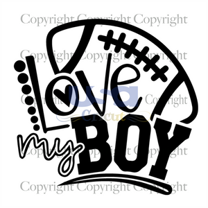 Love My Boy Rugby Svg, Sport Svg, Football Mom Svg, Diy Crafts SVG Files For Cricut Instant Download File - USA Cricut