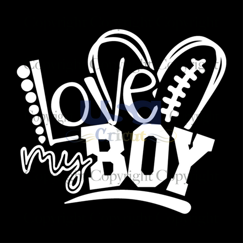 Love My Boy Rugby Svg, Sport Svg, Football Mom Svg, Diy Crafts SVG Files For Cricut Instant Download File - USA Cricut