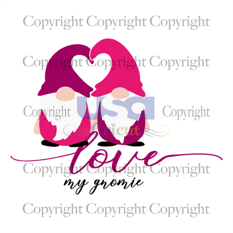 Love My Gnomie Svg, Valentine Svg, Valentine Gnomes Svg, Diy Crafts SVG Files For Cricut, Silhouette Sublimation Files Shirt Design Ideas  Instant Download - USA Cricut