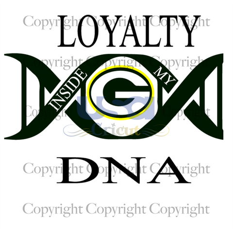 Loyalty Inside My Dna Packers Svg, Packers Logo Design, Diy Crafts SVG Files For Cricut Instant Download File - USA Cricut