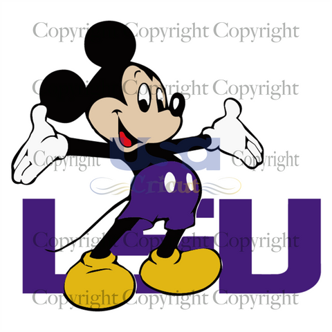 Lsu Mickey Svg, Sport Svg, Mickey Svg, Mickey Disneyland, Disney Football, Diy Crafts SVG Files For Cricut Instant Download File - USA Cricut