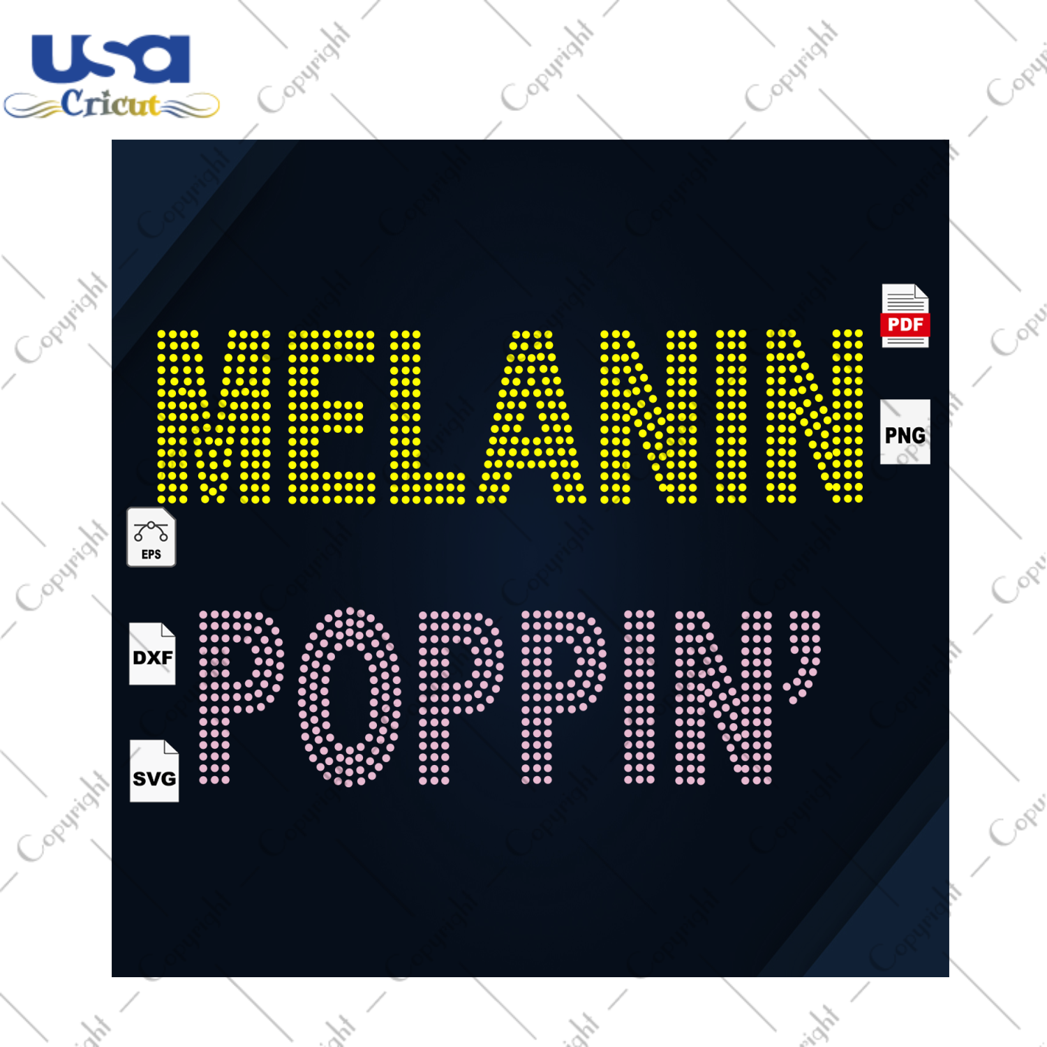 Melanin Poppin Black Girl Gift Diy Crafts Svg Files For Cricut, Silhouette Sublimation Files