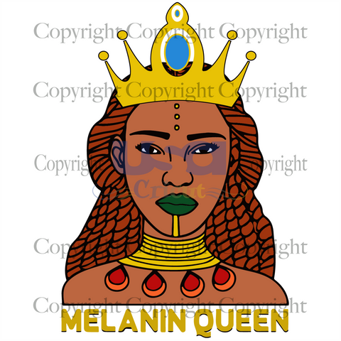 Melanin Queen, Black Girl Magic, Melanin Svg, SVG files for cricut Instant Download Version - USA Cricut