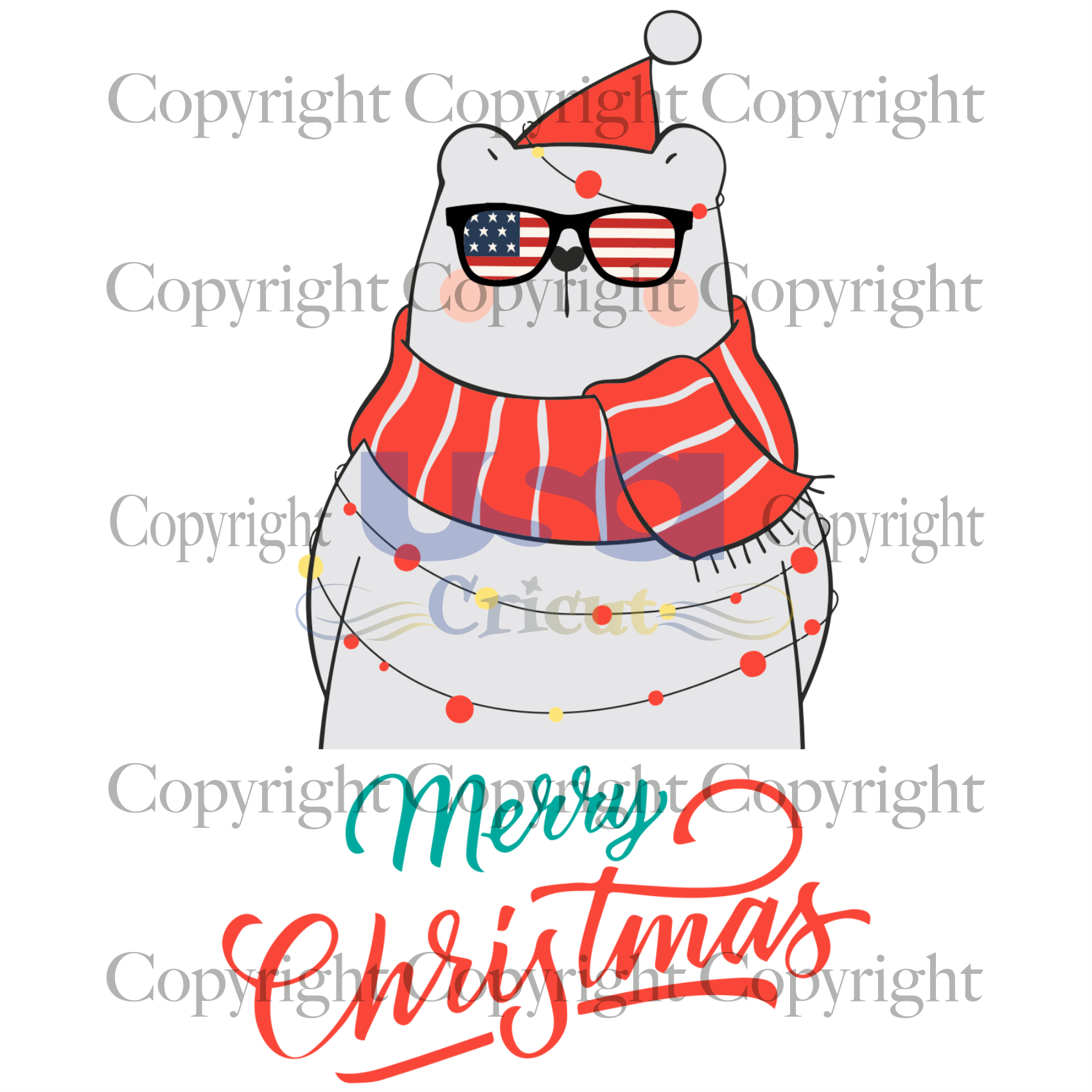 Merry Christmas Bear Svg, Christmas Svg, Christmas Bear, Merry Christmas, Bear Shirt, Bear Lover, Lovely Bear, America Sunglass, Christmas Bear Lovers, Christmas Light, Christmas Gifts, Chris