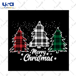 Merry Christmas Plaid Christmas Trees Svg, Christmas Svg, Xmas Svg, Merry Christmas, Christmas Gift, Christmas Tree, Plaid Christmas Tree, Plaid Trees, Christmas Decor, Christmas Season - USA