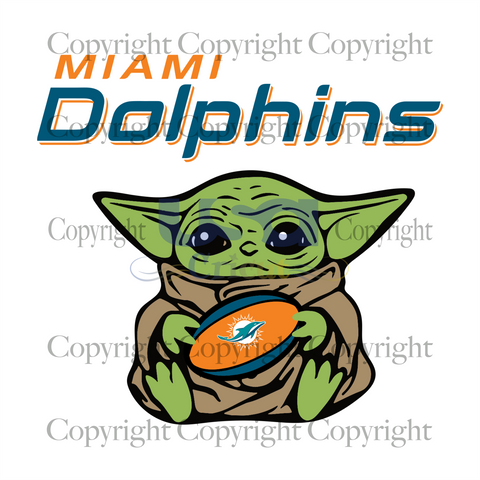 Miami Dolphins Baby Yoda, Sport Svg, Baby Yoda Svg, Miami Dolphins Svg, Diy Crafts SVG Files For Cricut, Silhouette Sublimation Files Shirt Design Ideas  Instant Download - USA Cricut