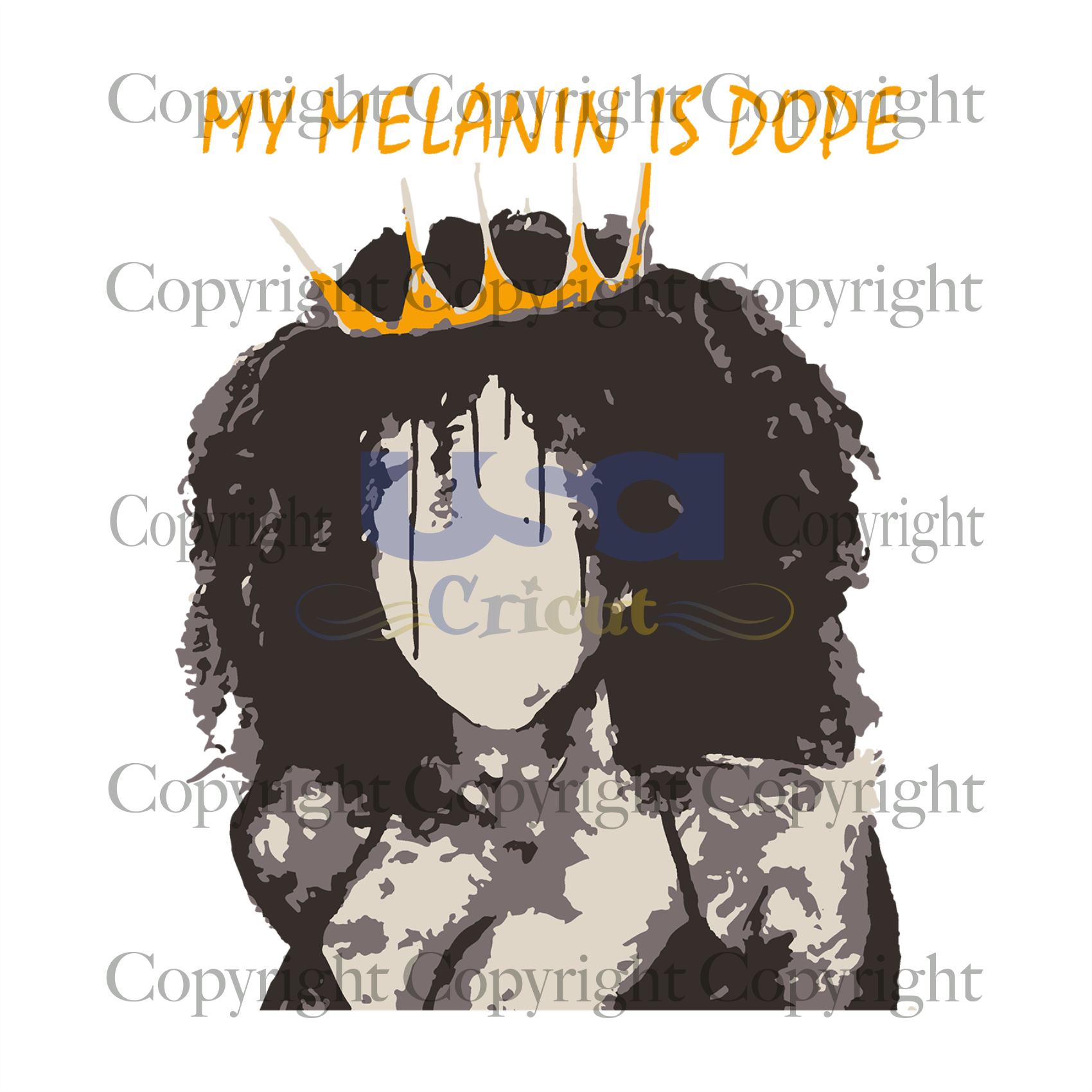 My Melanin Is Dope Svg, Black Girl Magic, Printable Cricut & Silhouette Sublimation files Instant Download - USA Cricut