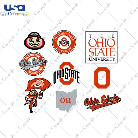 Ohio State Buckeyes Bundle, NCAA Svg, Ohio State Buckeyes Svg, Ohio State Buckeyes Logo Svg, Ohio Svg, Ohio Football Svg, Florida Ohio, NCAA Football, NCAA Team, Ncaa Championship, Football L